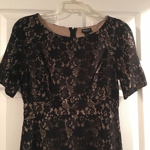 Black Lace Short Sleeve Holiday Dress Size 4‎ New - Picture 3 of 4